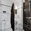 Bathroom in single room at Hotel Ansgar, Esbjerg