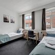 Twin bed dobbeltværelse på Hotel Ansgar, Esbjerg